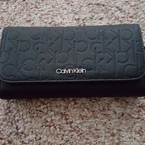 Calvin klein black long wallet